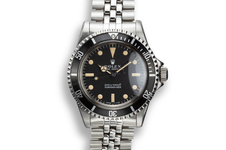 1966 Rolex Submariner 5513 with Meters First Dial