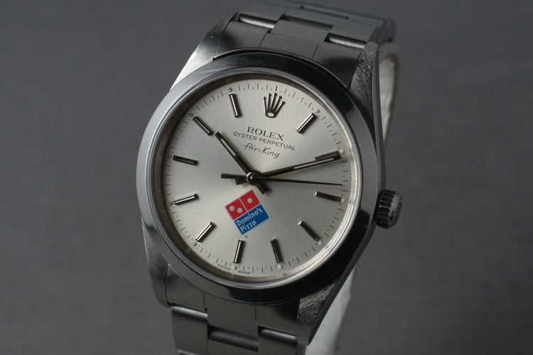 1999 Rolex Air-King 14000 Domino’s Pizza Logo Dial