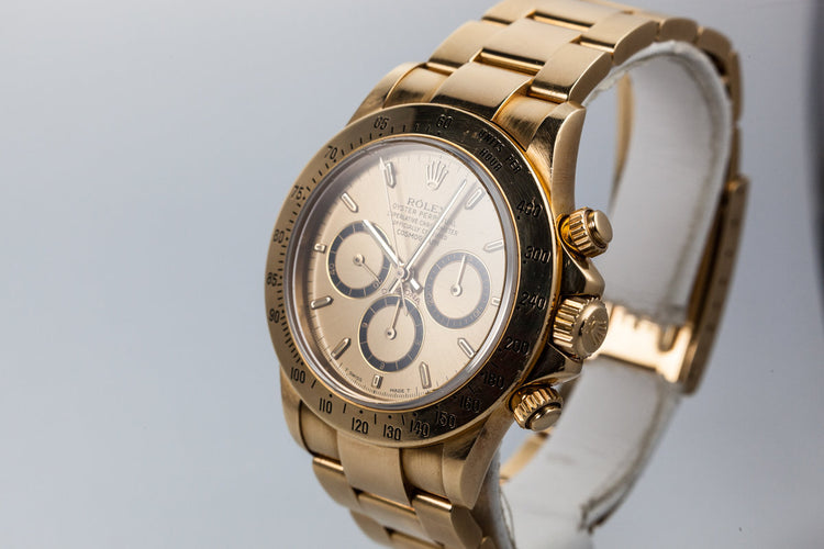 1991 Rolex 18K Gold Zenith Daytona 16528