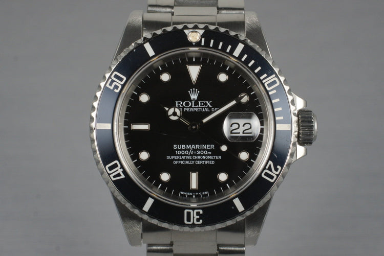 1991 Rolex Submariner 16610