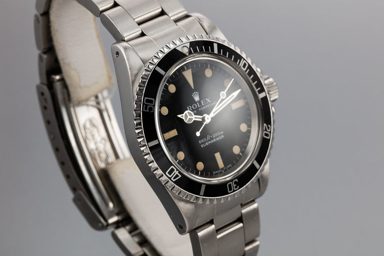 1978 Rolex Submariner 5513 Serif Dial