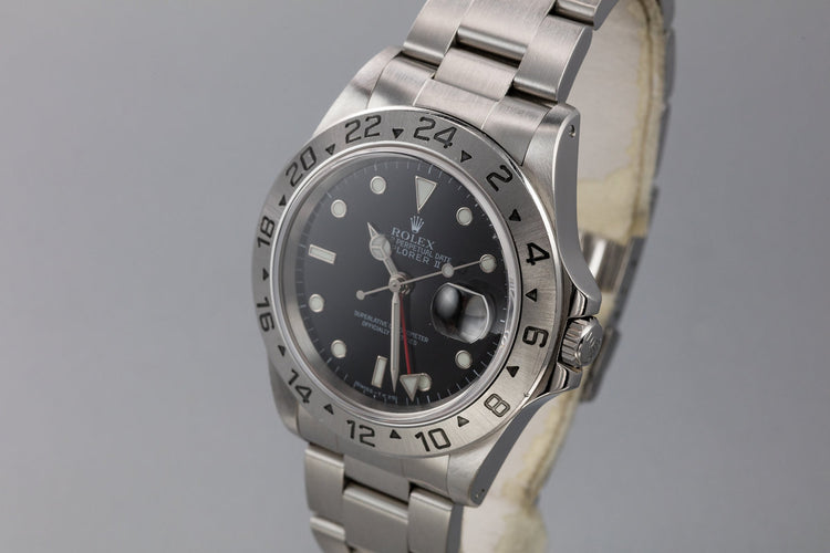 1997 Rolex Explorer II 16570 Black Dial