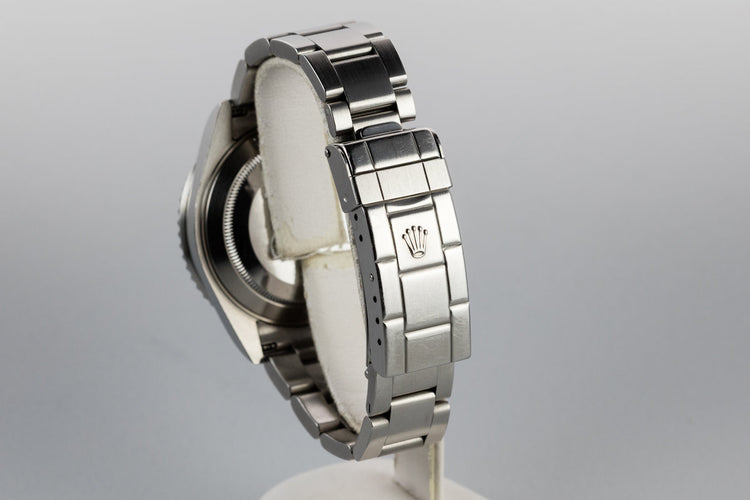 2006 Rolex Anniversary Green Submariner 16610LV with Box and Lime Green Bezel