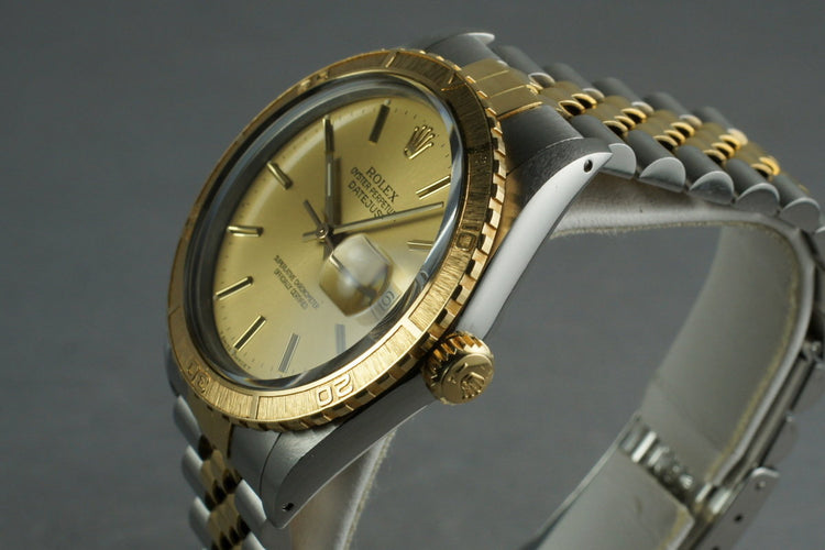 1987 Rolex 18K/SS DateJust Thunderbird 16253