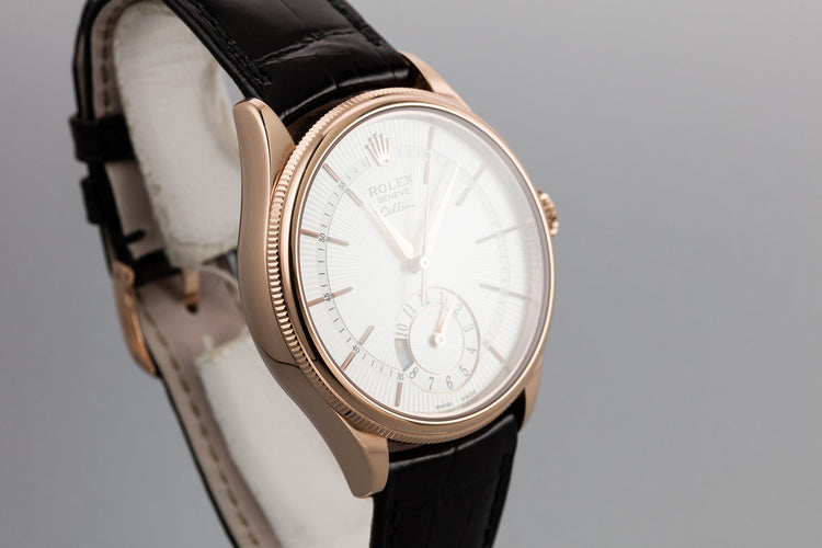 2015 Rolex 18K Rose Gold Cellini 50525 with Box and Papers