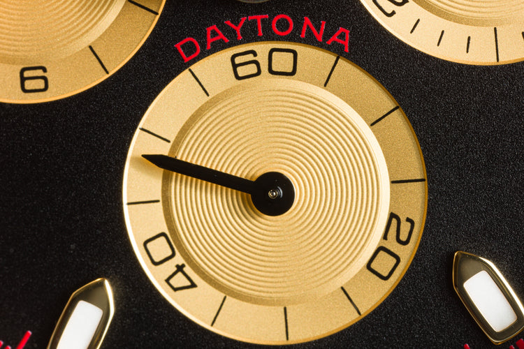2019 Rolex 18k Yellow Gold Daytona 116518LN Black/Champagne Dial "Paul Newman" on Oysterflex with Card & Hangtags