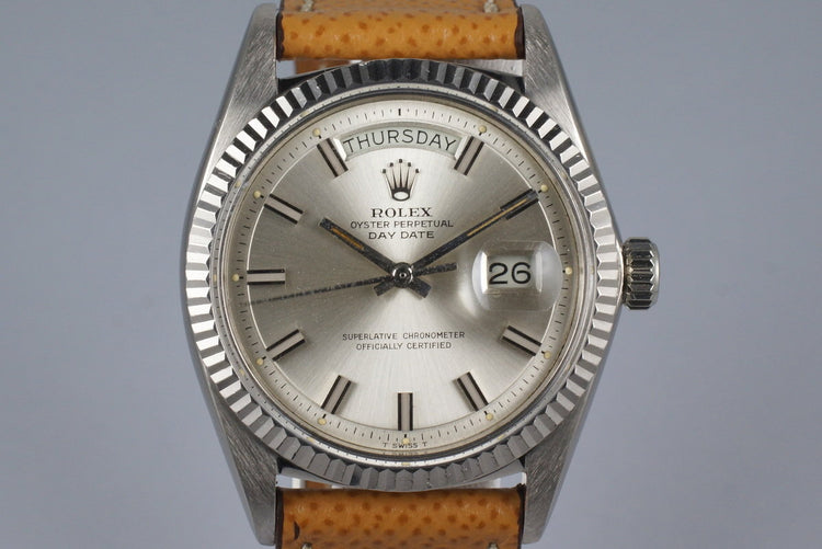 1972 Rolex WG Day-Date Wide Boy Sigma Dial 1803