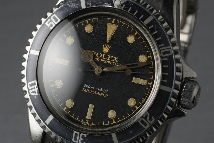 1962 Rolex Submariner 5513 PCG with Mark 1 Gilt Chapter Ring Dial