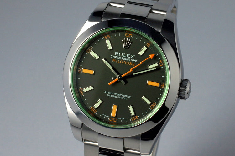 2009 Rolex Milgauss Green 116400V
