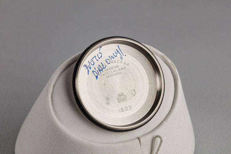 1972 Rolex 18K White Gold Day-Date 1803 Silver Dial with Box and Double Papers