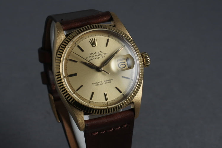 1957 Rolex Datejust 18K 6605