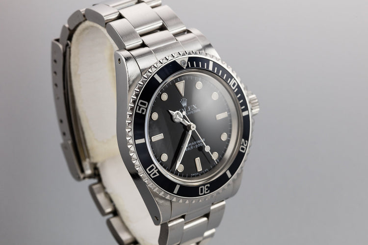 1989 Rolex Submariner 5513 Glossy Dial "L serial"