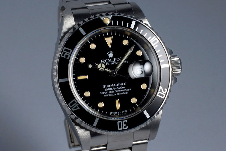 1989 Rolex Submariner 16610