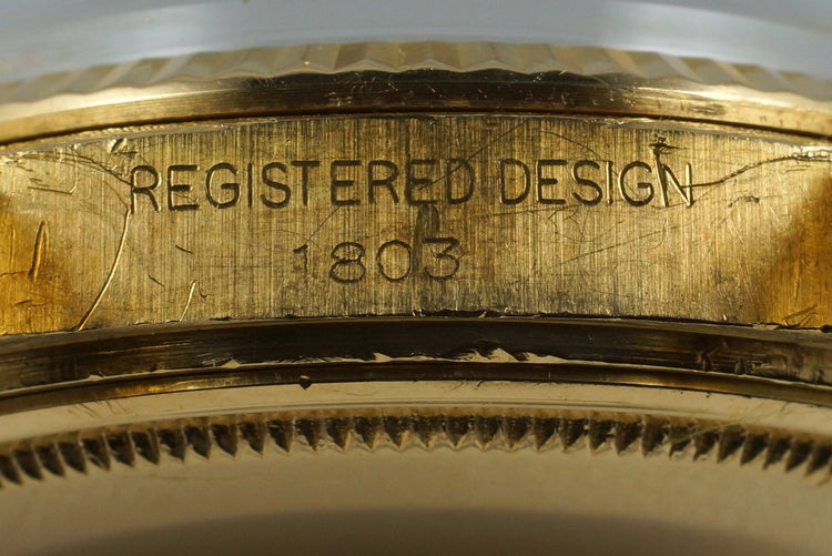 1972 Rolex YG Day-Date 1803 Linen Sigma Dial