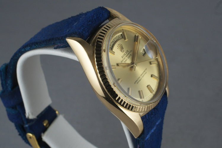 1970 Rolex Vintage 18K YG President 1803 “Fat Boy”