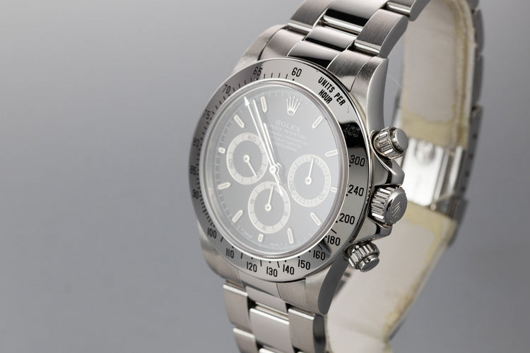 1995 Rolex Zenith Daytona 16520 Black Dial