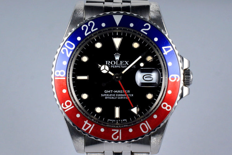 1988 Rolex GMT 16750 with Box and Papers