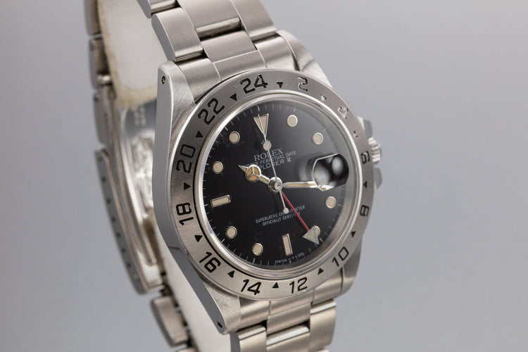 1987 Rolex Explorer II 16550 Black Dial
