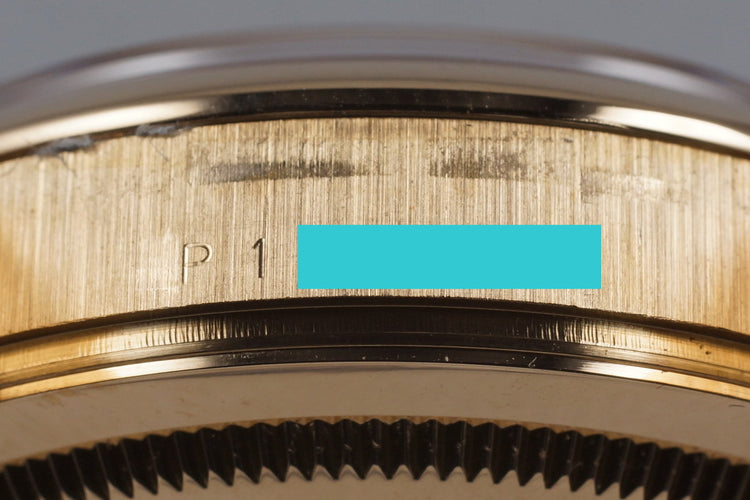 2000 Rolex Rose Gold Day-Date 118205 Brown Wave Dial with Box and Papers