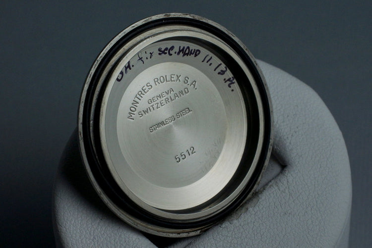 1985 Rolex Submariner 5513 Spider Dial
