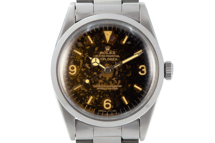 1965 Rolex Explorer 1016 with Tropical Gilt Dial