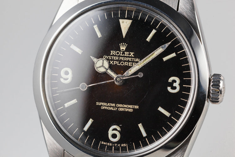 1966 Rolex Explorer I 1016 Tropical Gilt Dial