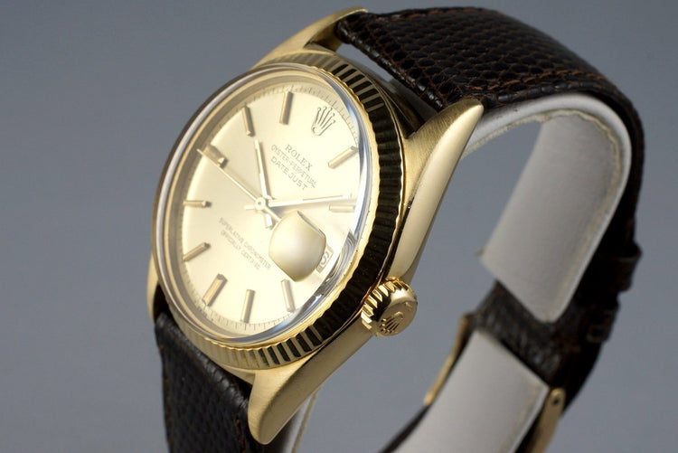 Vintage Rolex YG Datejust 1601