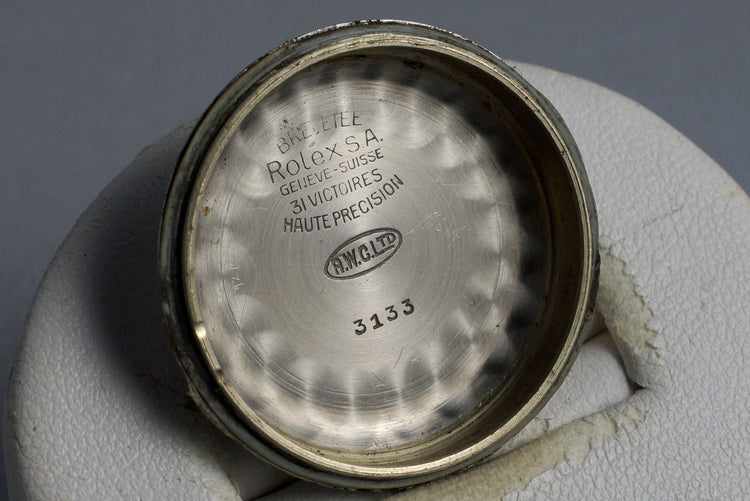 1944 Rolex Two Tone RG Bubble Back 3133