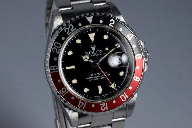 1995 Rolex GMT II 16710 with Box and Papers