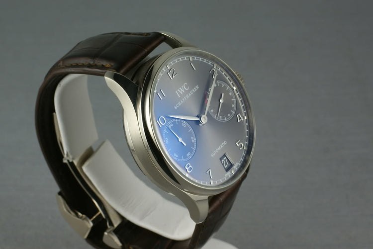 IWC Watches - Portuguese Automatic White Gold 7 day power reserve