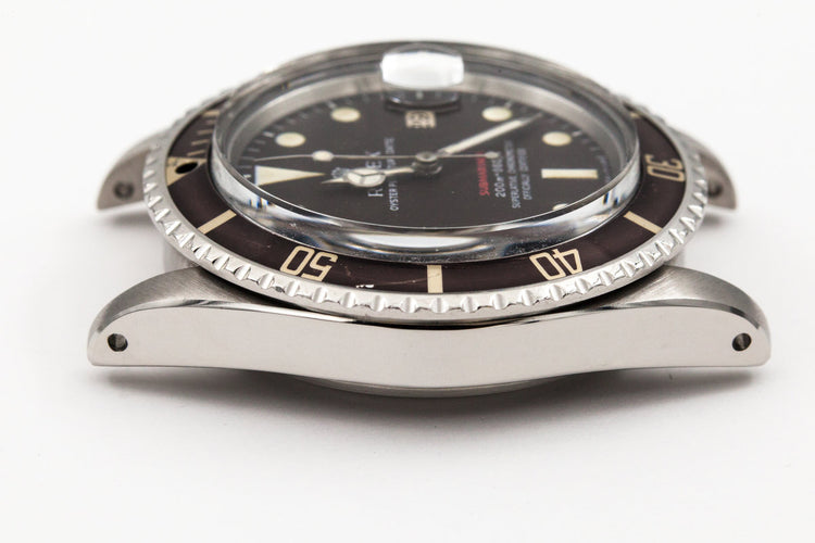 1969 Rolex Red Submariner 1680 Tropical BROWN Mark II Meters First Dial