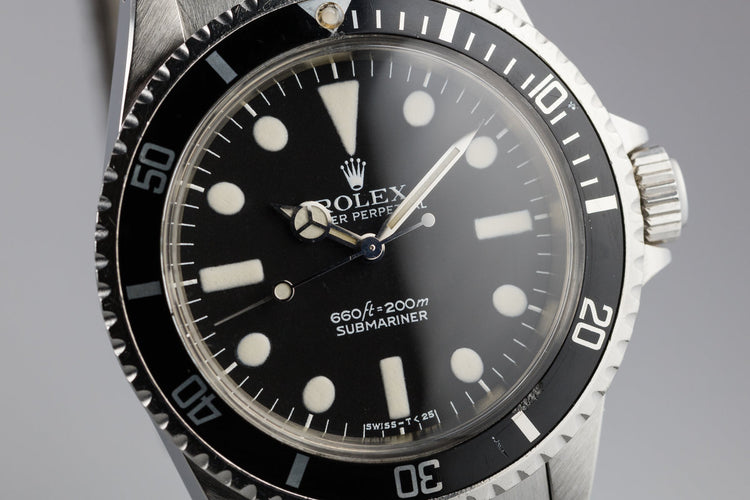 1978 Rolex Submariner 5513 with Mk I Maxi Dial