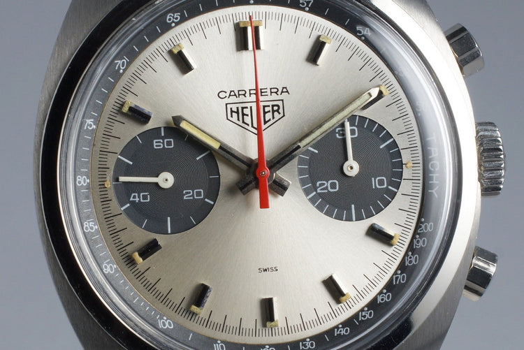 1972 Heuer Carrera 73353 Silver Dial
