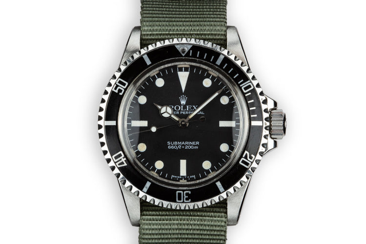 1983 Rolex Submariner 5513 with Mark V Maxi Dial