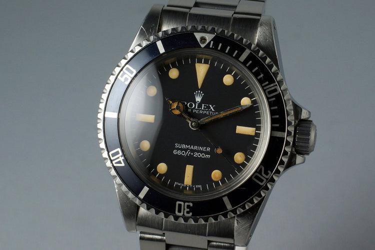 1978 Rolex Submariner 5513 Mark IV Maxi Dial