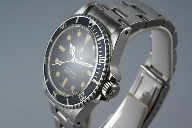 1978 Rolex Submariner 5513 Mark IV Maxi Dial