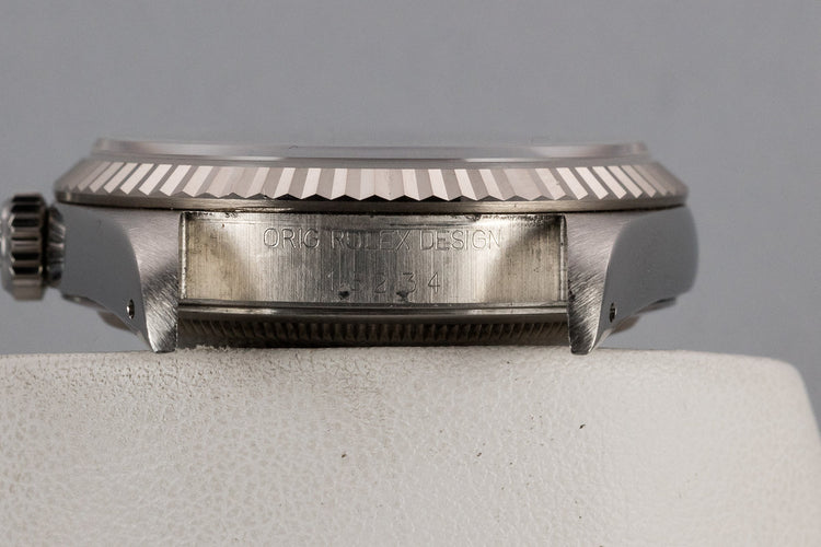 1988 Rolex DateJust 16234 Silver Linen Dial