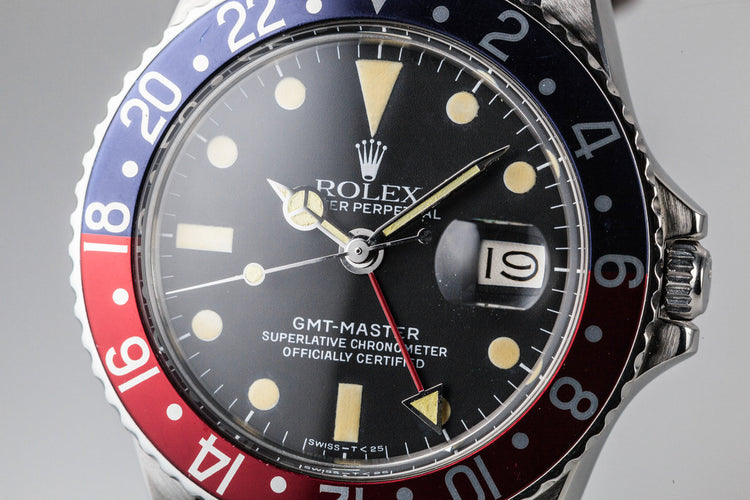 1967 Rolex GMT-Master 1675 with Newer Service Dial