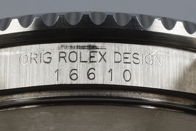 1989 Rolex Submariner 16610