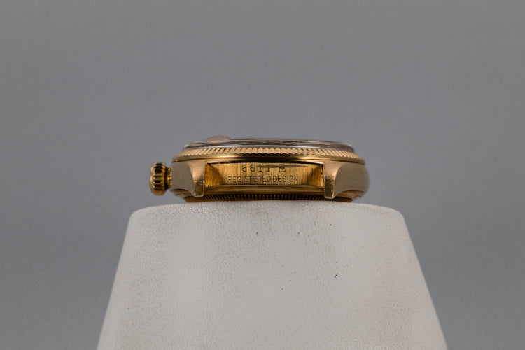 1958 Rolex 18K YG Day-Date 6611B with Serpico Y Laino Dial