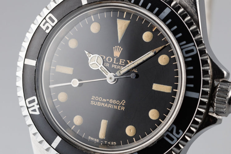 1964 Rolex Submariner 5513 Gilt Dial