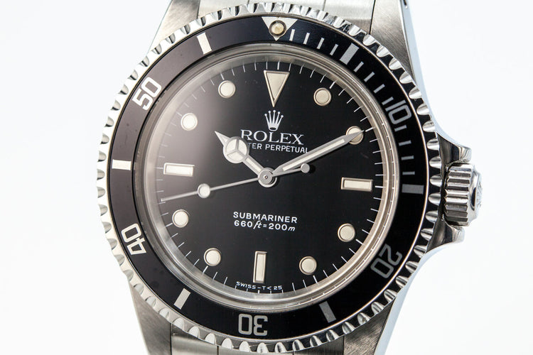 1989 Rolex Submariner 5513 "L serial"