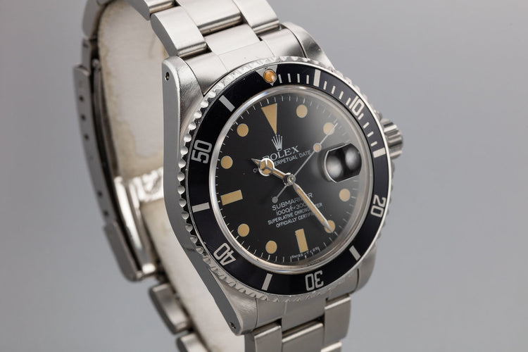 1983 Rolex Submariner 16800 Matte Dial