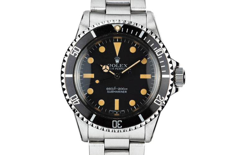 1978 Rolex Submariner 5513 with Mk I Maxi Dial
