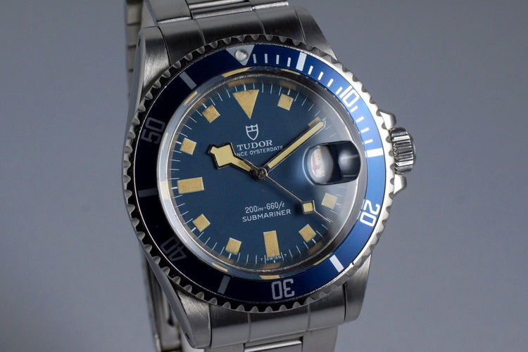 1970 Tudor Submariner 7021/0 Blue Snowflake with Papers