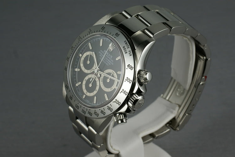 Rolex SS Zenith Daytona 16520 Box and Papers