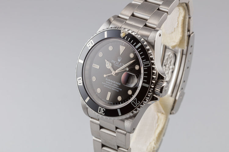 1990 Rolex Submariner 16610