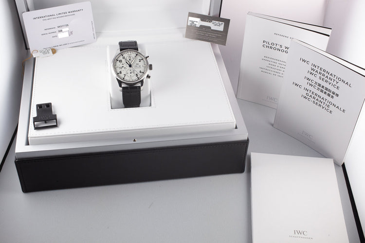 2018 IWC Pilot Chronograph 150 Anniversary Limited model IW377725