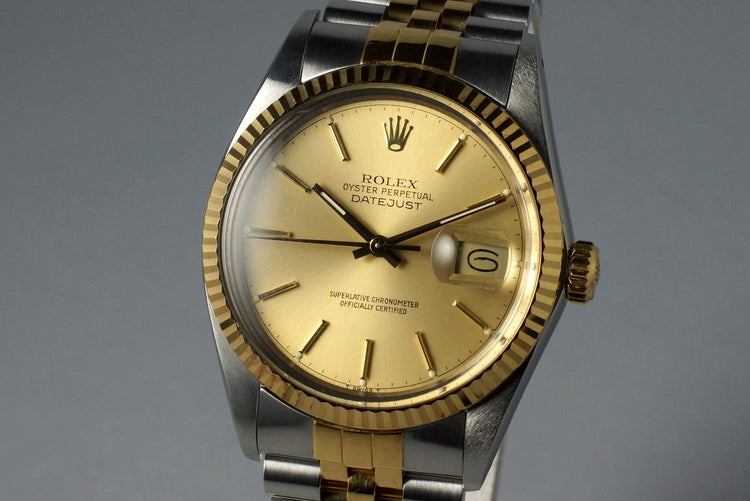 1987 Rolex Two Tone DateJust 16013