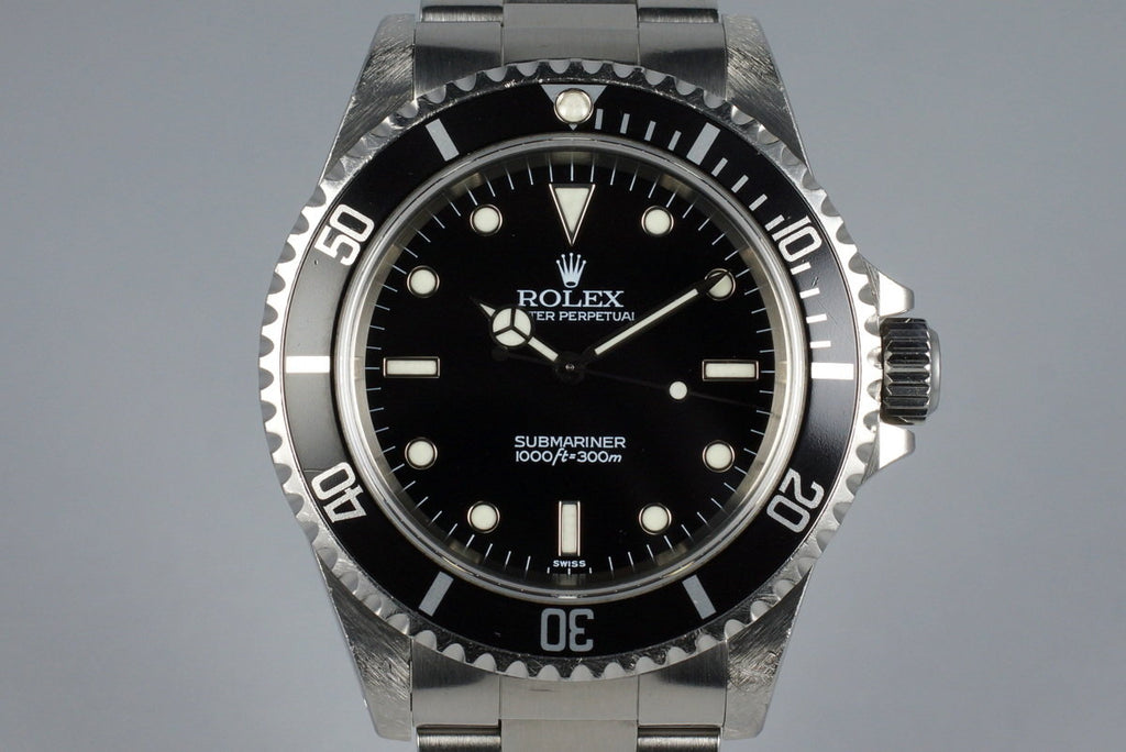 1997 Rolex Submariner 14060 with Box and Papers